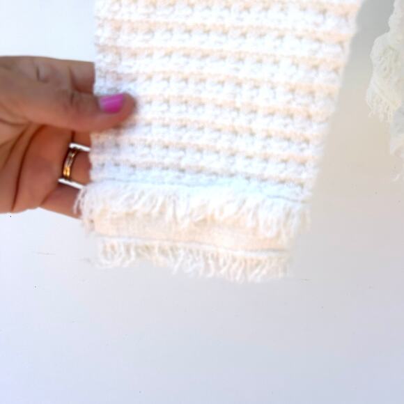 ME+EM Longline Boucle Knit Jacket Lady Jacket Cream Ecru Ivory 8 Cotton - Picture 8 of 10